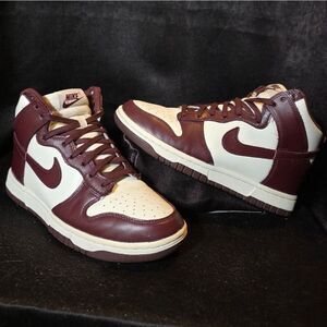 Nike Dunk High Maroon Womens Size 7